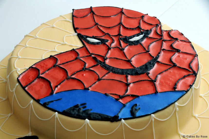 spiderman 3d cake. Krish#39;s Spiderman Cake